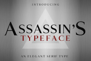 Assassin s: A Bold Serif for Creative Projects