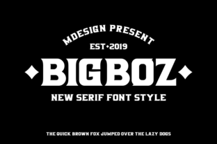 Bigboz: A Bold Serif Font for Impactful Campaigns