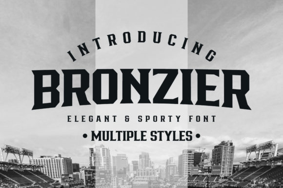 Bronzier: A Bold Serif Font for Creative Makers