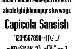 Capicola Sansish: A Soft, Stylish Typeface