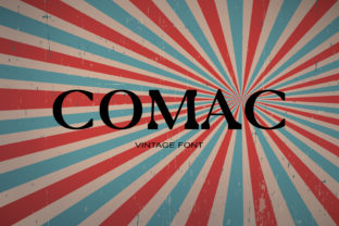 Comac: A Bold Serif Font for Impactful Design