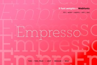 Empresso: A Serif Font for Polished Branding