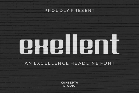 Exellent Font: Bold and Beautiful