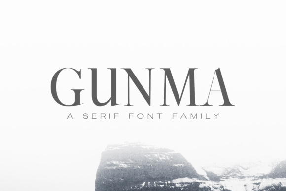 Gunma Family: A Modern Serif for Elegant Design
