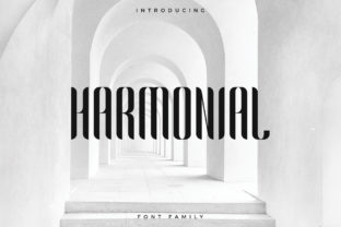 Harmonial: A Bold Sans Serif for Creative Projects