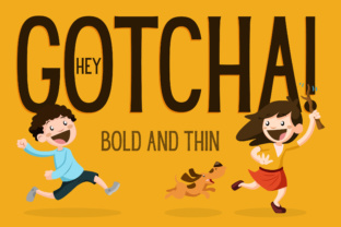 Hey Gotcha: A Playful Font for Polished Branding