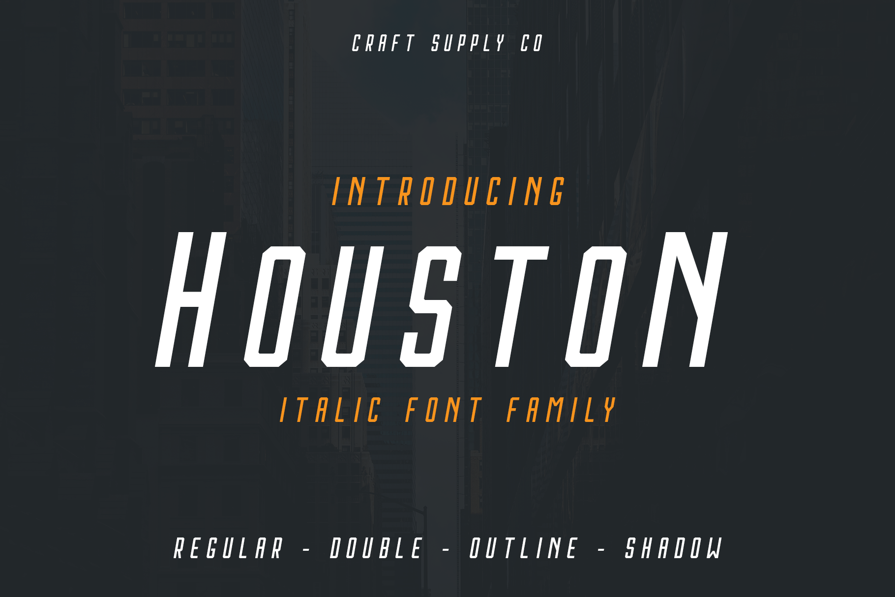Houston Italic: Bold, Trendy, and Perfect for Web Design