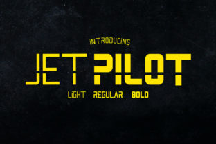 Jet Pilot: A Bold Sans Serif for Digital Campaigns
