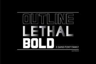 Lethal Family Font: Bold & Beautiful