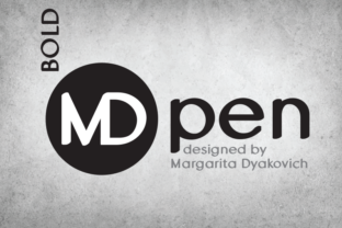 MD Pen Bold: A Powerful Font for Crafters