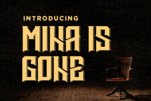 Mina is Gone Font for Business