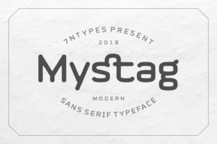 Mystag: Bold, Rounded Sans Serif