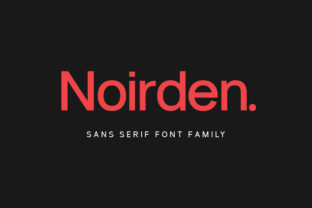 Noirden Family: A Bold Font for Creative Makers