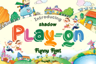 Play-on: A Bouncy Serif Font for Summer Projects