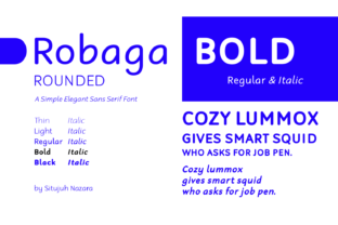 Robaga Rounded Bold: A Rounded Sans Serif for Modern Branding