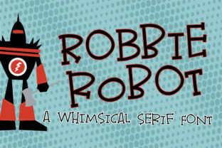 Robbie Robot: A Bold Serif Font for Digital Marketing