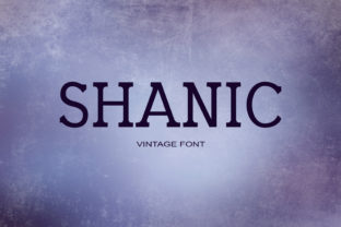 Shanic: A Bold Serif Font for Creative Campaigns