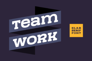 Team Work Font for Bold Campaigns
