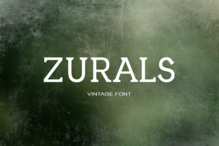 Zurals: A Bold Serif Font for Editorial Design